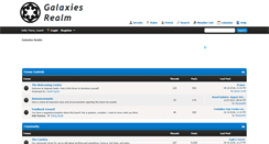 Desktop Screenshot of galaxiesrealm.com