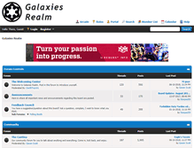 Tablet Screenshot of galaxiesrealm.com